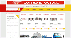 Desktop Screenshot of mazdat3500spareparts.com